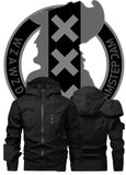 WZAWZDB EST.1900 AMSTERDAM Jacket verlengde hood