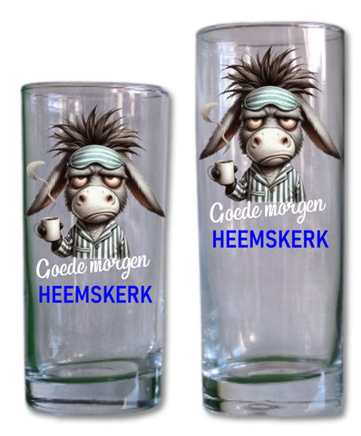 Heemskerk Goede Morgen spatjes en Longdrinkglazen