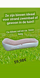 Zelf opblaasbaar luchtbed